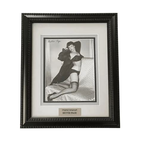 bettie page signed photo|BettIE Paige Signed 8x10 Autographed Photo reprint .